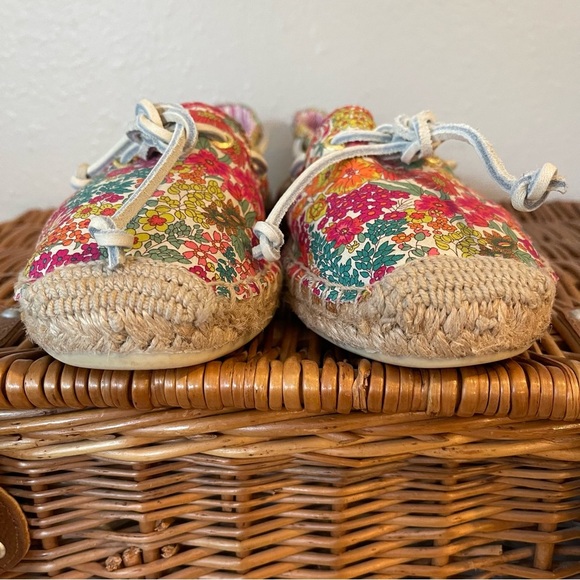 Sperry Top Sider Shoes Womens 8 Floral Espadrille Flats STS91860 Multicolor - Picture 3 of 9